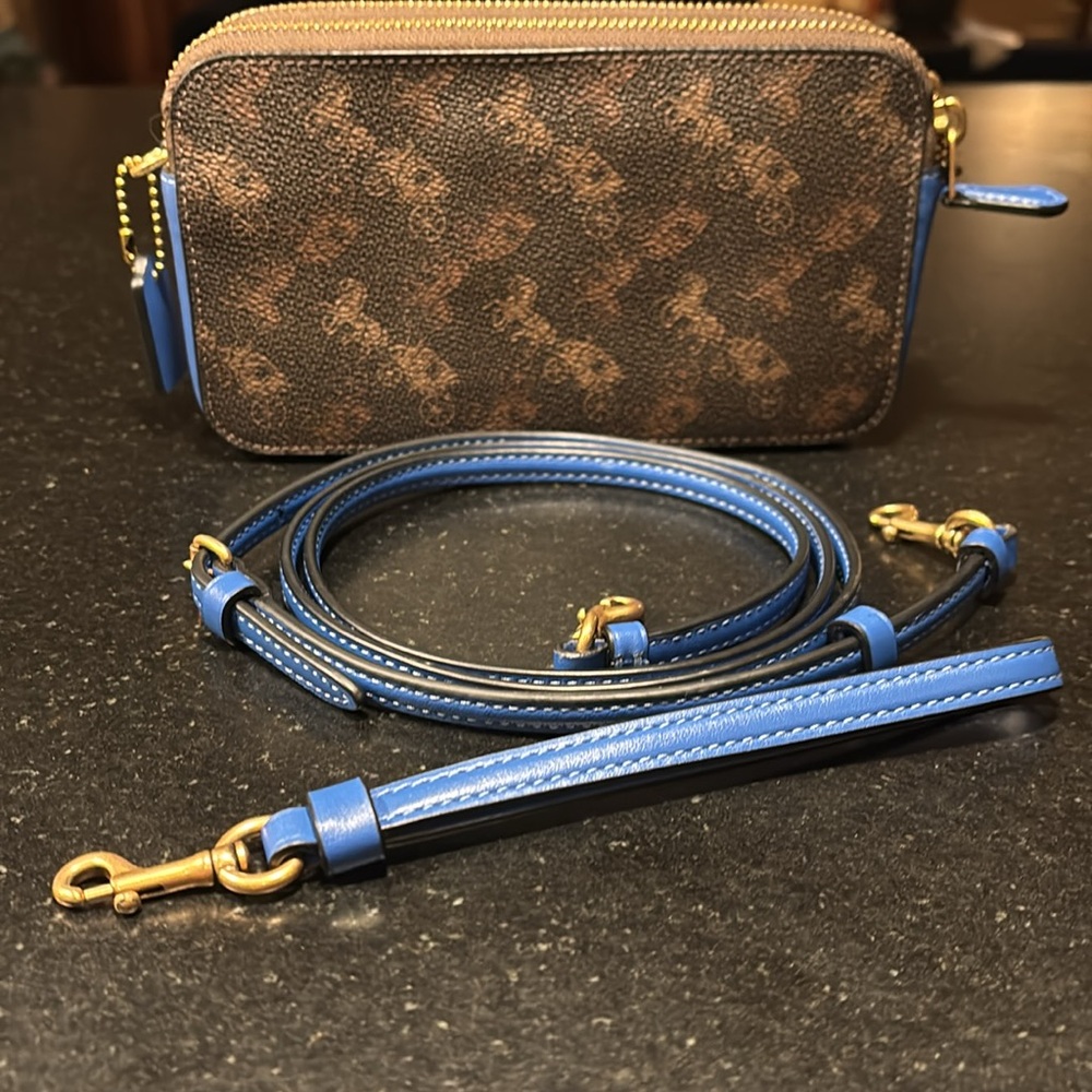 Coach Kira Crossbody Bag With Horse and Carriage Print